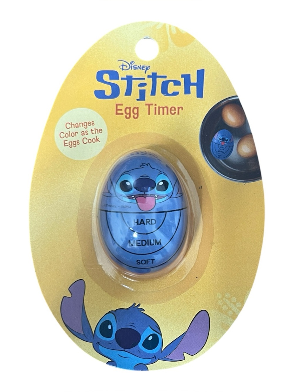 Disney Stitch Blue Egg Timer - Color-Changing Kitchen Timer